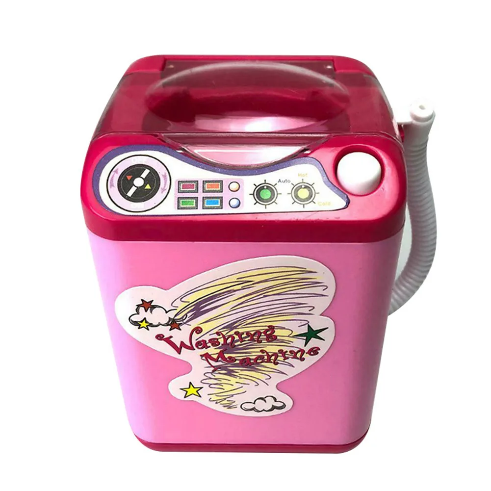Горячая детская электронная стиральная машина новая мода дошкольного Play Игрушка шайба мыть Бьюти спонжи высокого качества SJ66 - Цвет: 01