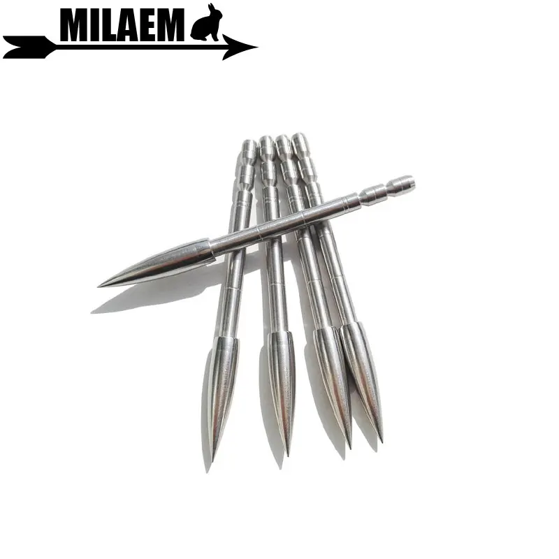 100pcs 100/120/150 Gr Archery  Insert Arrowhead  ID 4.2mm Insert Arrowhead Target Point Broadhead  Arrow Shaft Hunting Accessory