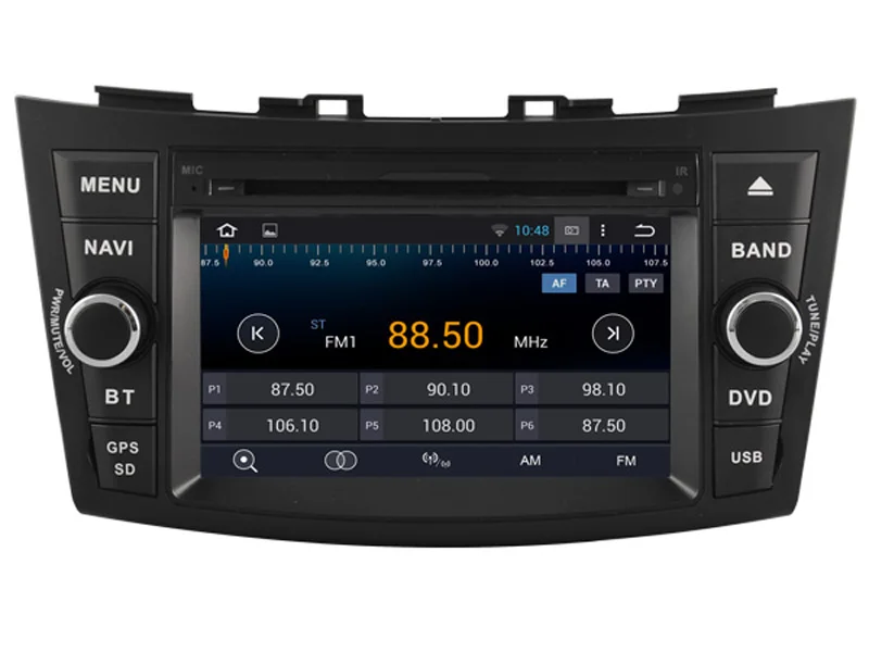 7 дюймов ram 2G Android 7,1 8,0 Два Din Автомобильный dvd-плеер радио gps навигация головное устройство для SUZUKI SWIFT 2011-2012