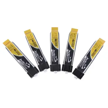 

5PCS/lot Tattu 3.7V 220mAh LiPo Battery 45C 1S with Gift Battery Strap for Blade Inductrix Tiny Mini Drone Battery