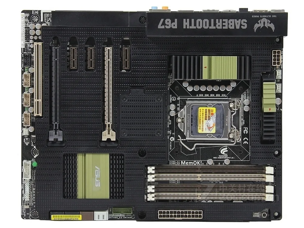 

Free shipping original motherboard for ASUS SaberTooth P67 LGA 1155 DDR3 32GB USB2.0 USB3.0 P67 Desktop motherborad