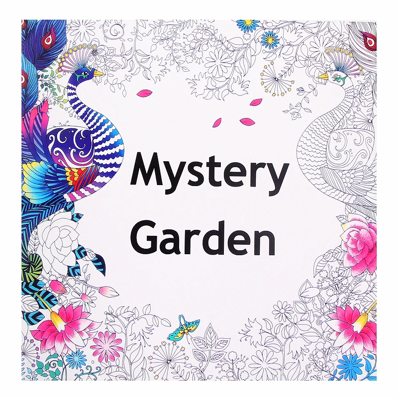 

Mystery Garden Coloring Book Childhood Dream Painting Drawing coloring Books Painting Colors Johanna Basford Release Pressure