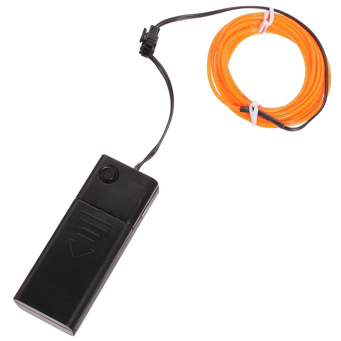 

2M Wire Neon EL Cable Light Wire Electroluminescent with Battery Box For Evening,Celebration,Car/Building Decoration Orange