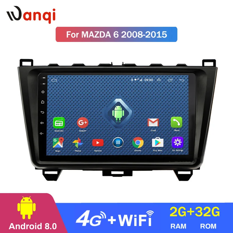 Sale 4G Lte All Netcom Android 8.0 Car Head Unit Radio GPS Navigation For Mazda 6 Rui wing 2008-2015 Multimedia Player 2