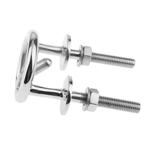 Буксировочное кольцо из нержавеющей стали с креплением для транца 2,5 ''кольцо крюк-приманка водная Лыжная лодка