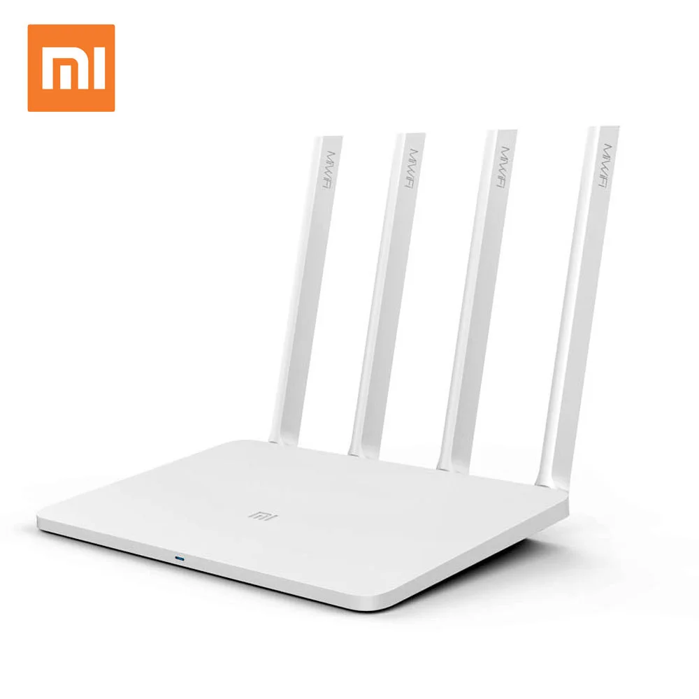 

XIAOMI WIFI Router 3 English Version WiFi Repeater 1167Mbps 2.4G 5GHz ROM 128MB Wi-Fi Roteador Wireless Routers APP Control