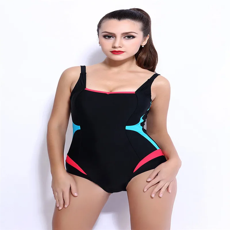 Ladies conservative conjoined swimsuit Europe and the United States tight swimwear wholesale sexy hot spring swimsuit