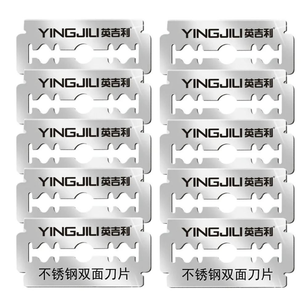 

Standard Level Double Edge Blade Safety Razor blades US Razor Blade Refill, 10PCs(yingjili RD210)