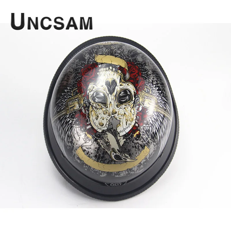 

E-hy005 Germany World War II personality motorcycle racing retro half helmet half helmet motorcycle helmet men and women models