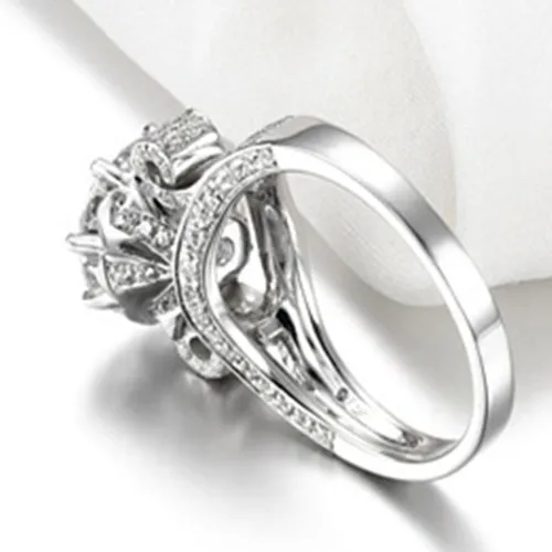 CHARLES& COLVARD сертифицированное 3 карата муассанит обручальное кольцо VVS1 кольцо из стерлингового серебра Promise Love ювелирные изделия для девочек