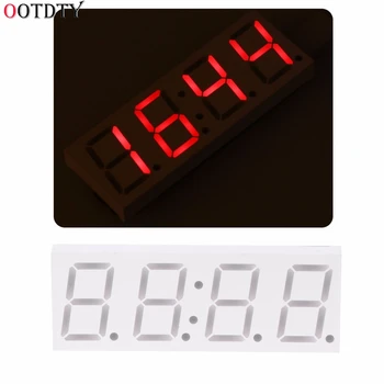 

DS3231 Electronic DIY 0.8inch Dot Matrix LED Clock Kit 4 Digit Display 5V Mciro USB Car Clock Digital Timers