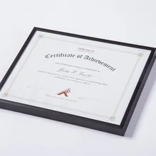 Высококачественные черные деревянные с рисунком фоторамки 1" x 12"