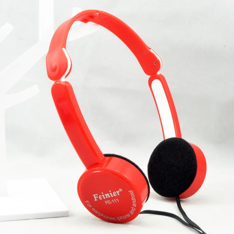 Foldable Wired Headphones Lighter Headset Portable 3.5mm Earphone With Wire Control Microphone  For MP3 MP4 Computer  (5)