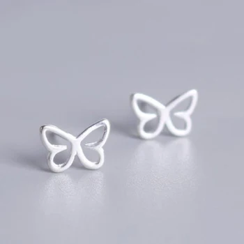 

Korean Silver Color Butterfly Earrings For Women Wedding Bridal Earrings Pendientes Brincos Fashion Jewelry Gift