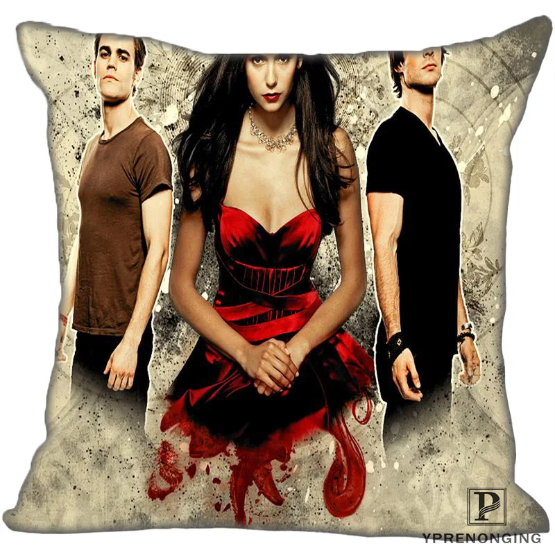 Best Custom The-Vampire-diaries(1)@ 1 Наволочка на подушку, спальня Home Square Наволочка на молнии(одна сторона)#190404-1-19