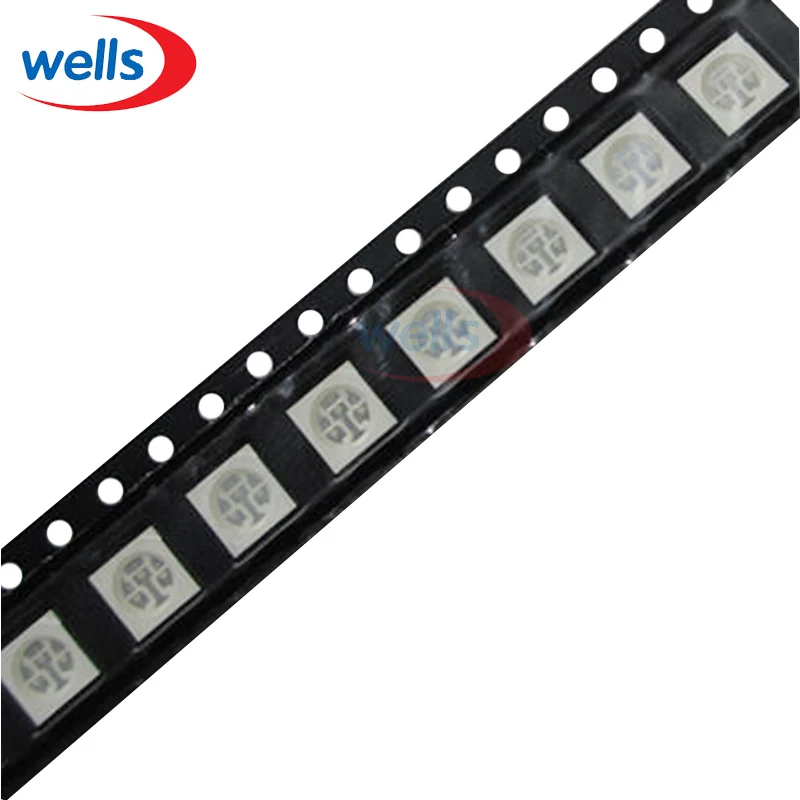 

1K 1000Pcs 5050 RGB SMD PLCC -6 3-CHIPS To Strip Module Light