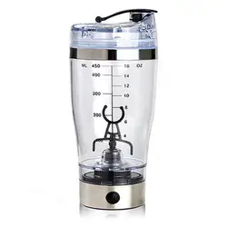 450 мл автоматический Электрический шейкер Вихревой смеситель бутылка для воды умный блендер чашка с USB кабель кофе смешивания чашки