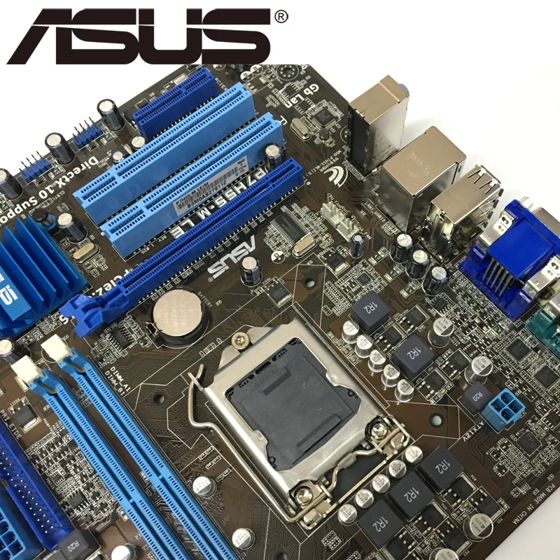 Настольная Материнская плата Asus P7H55 M LE H55 Socket LGA 1156 i3 i5 i7 DDR3 16 ГБ ATX UEFI BIOS