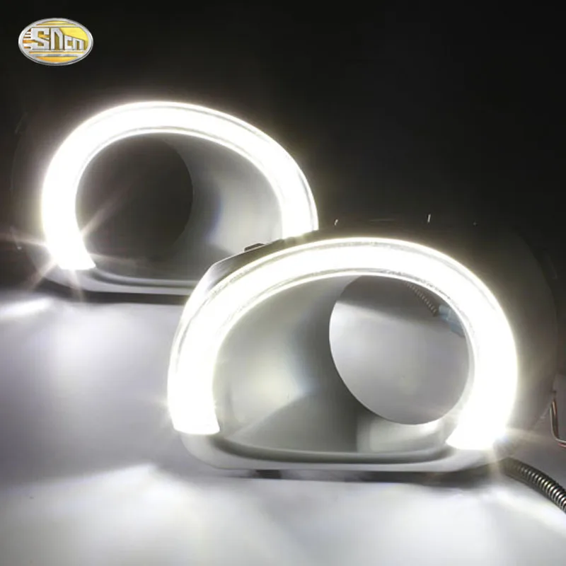 

SNCN LED Daytime Running Lights For Subaru Outback 2010 2011 2012 Fog lamp cover 12V ABS