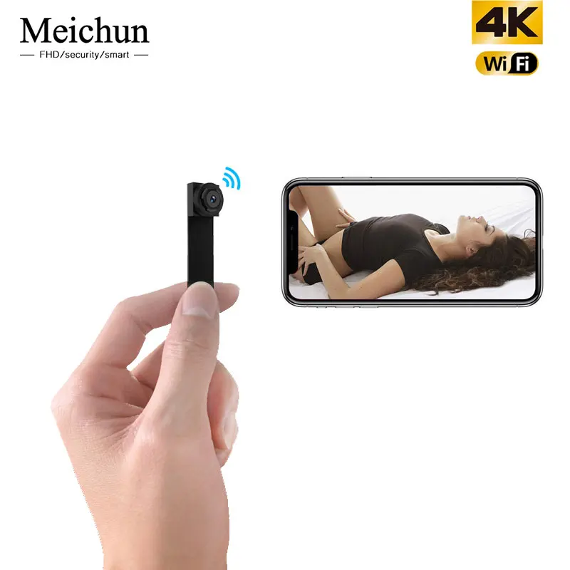 

Meichun Mini Camera HD 1080P DIY Portable WiFi IP Mini Camera P2P Wireless Security Camera Motion Detection Remote For TF Card
