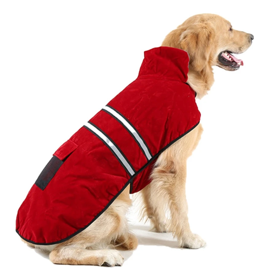 Big Dog Clothes for Golden Retriever Dogs Large Size Small Size Autumn Winter Warm Dogs Coat
