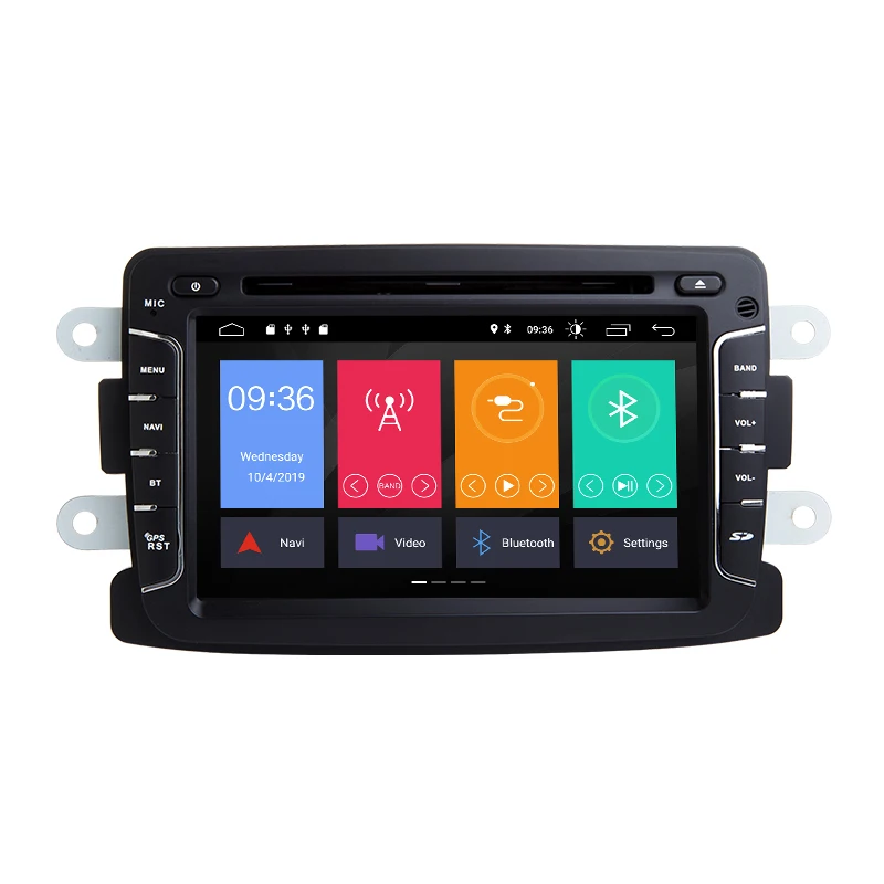Flash Deal android 9.0 Car DVD For Dacia Lodgy Logan Duster Sandero Renault Captur/Lada/Xray 1 din radio gps navigation multimedia player 1