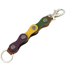 Держатель из натуральной кожи, подарочные сумки, сумочка, автомобильный зажим для ключей, кошелек, аксессуары, брелок из сплава, милый кошелек, сделай сам, забавные подарки, фурнитура