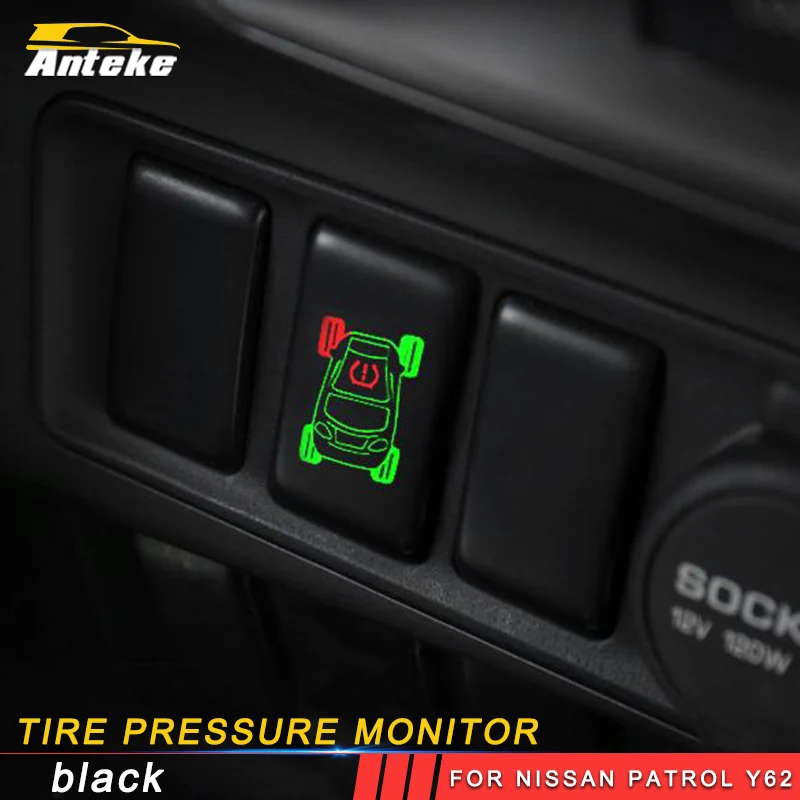 

ANTEKE Auto Car-styling Tire pressure monitor Interior Accessories For Nissan Patrol Y62