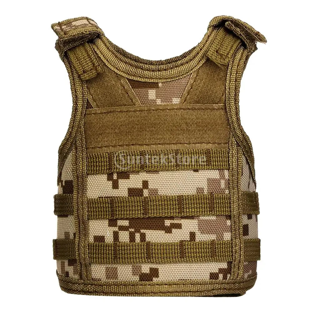 Mini Military Army Tactical MOLLE Vest Style Beers Sleeve Cans Cover Bottles Stubby Holder Cool Bottle Decoration