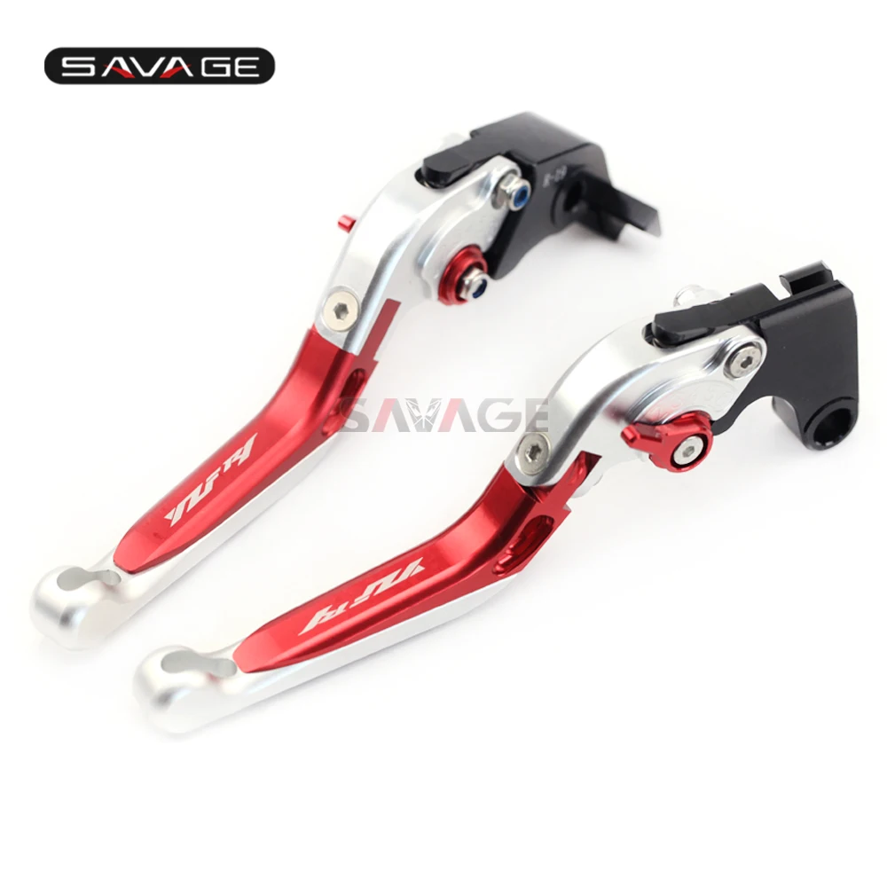 

Brake Clutch Lever For YAMAHA YZFR1 YZF-R1 2009-2014 Silver+Red Motorcycle Adjustable Folding Extendable Logo YZF R1