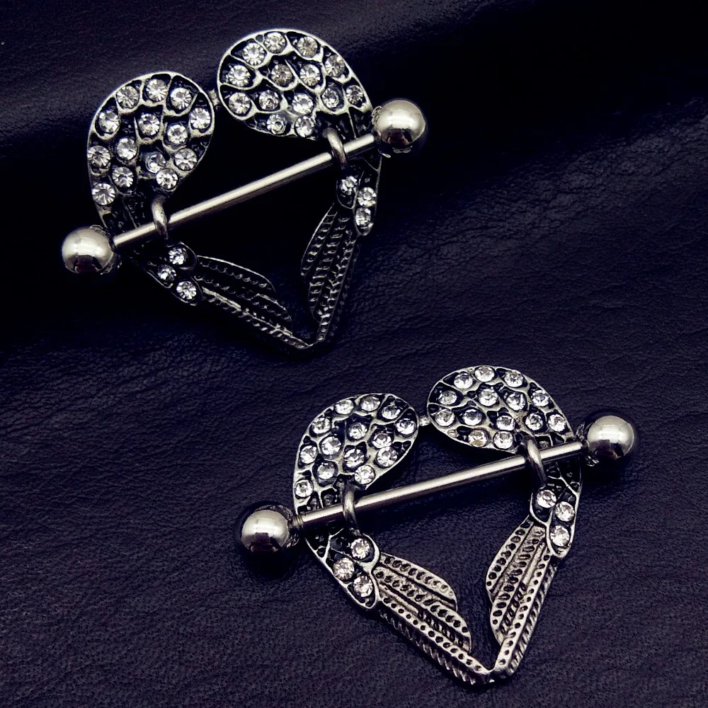 Ниппельные кольца ювелирные изделия из нержавеющей стали 2 шт.|nipple rings jewelry|body piercing