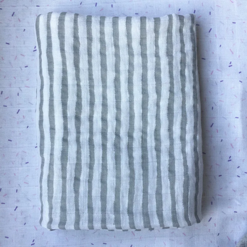 Toalha de Banho Cobertor de Dormir Bebê Bambu Musselina Swaddle Cobertor Design Náutico Infantil Melhor Algodão Orgânico Cama Recém-nascido 16 Mamãe e Bebê