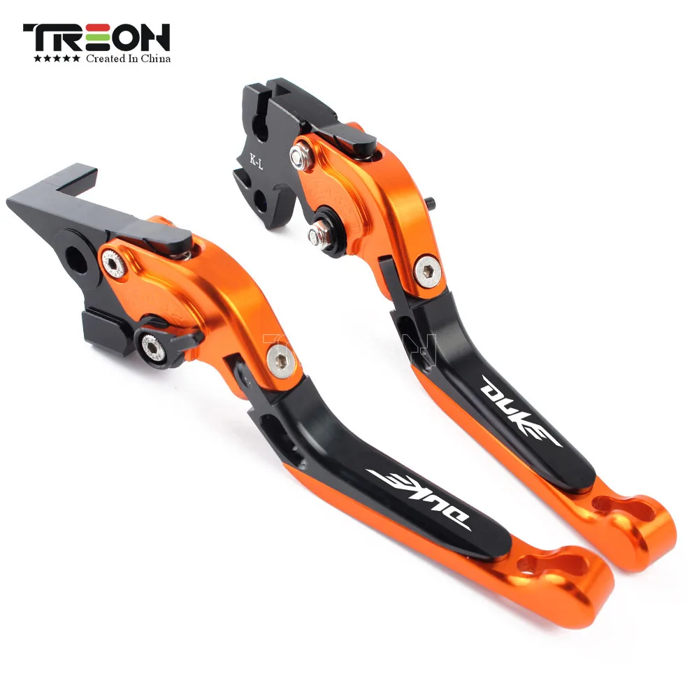 TREON-levier d'embrayage de frein réglable, pour KTM, Duke 125, Duke 200 et 250, Duke 390, RC125, RC200, RC390, RC 125, 200, 250 et 390