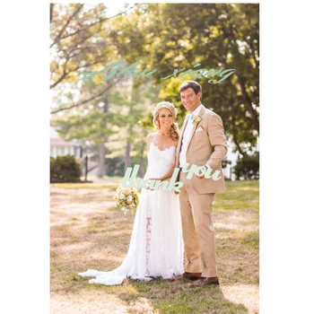 

free shipping Thank You Wedding Sign Wedding Signs Thank You Cutout Photo Prop - Wedding Sign for Thank You Cards, Thank You
