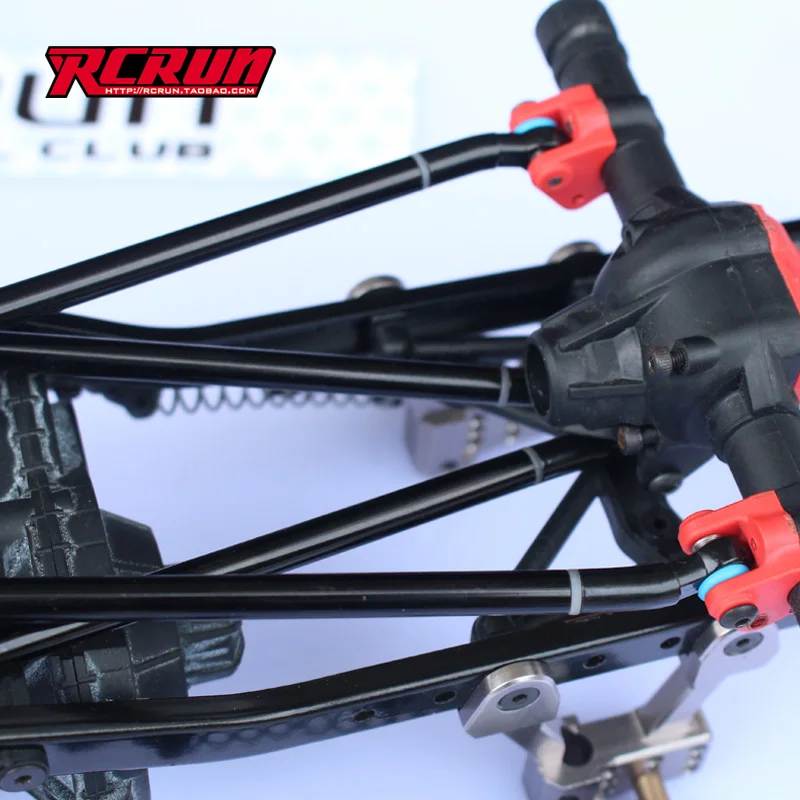 RCRUN 1: 9 альпинистский автомобиль SCX10 90046 47 металлический 4 шатун рулевая тяга