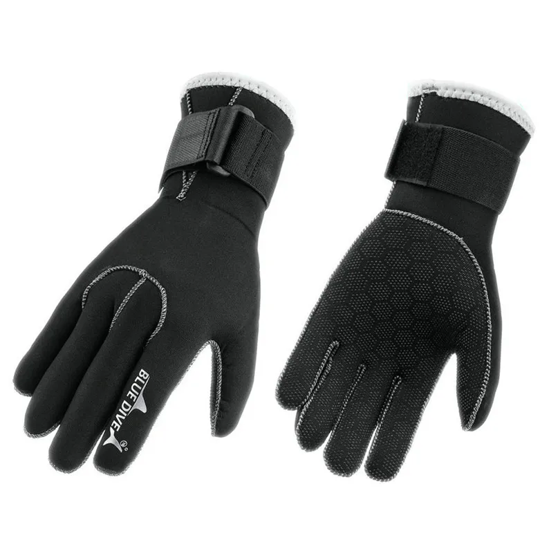 Diving Gloves 3MM Neoprene Cold-proof Winter Swim Swimming Scuba Snorkeling Diving Gloves Man women #2y17 (3)