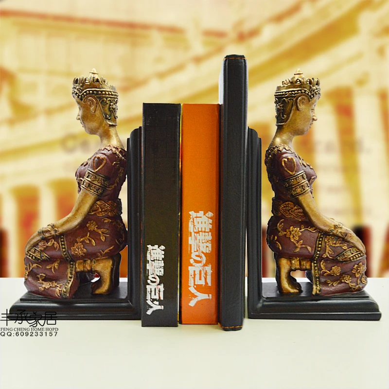 Vintage elegant book end elegant bookend fashion book clip accessories classical book ends