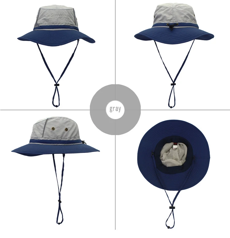 Летняя Солнцезащитная шляпа, женская панама, унисекс, подходящая по цвету шляпа для рыбалки, Мужская Рыбацкая шляпа с защитой от воздействия УФ-излучения со светоотражающей полосой