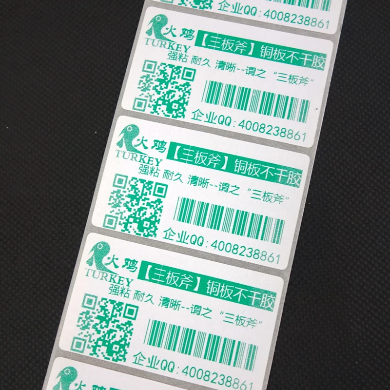 110x300 m color Green Thermal Transfer Ribbon for