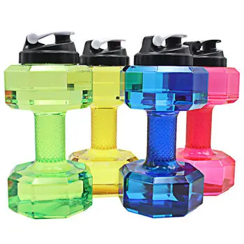 

2.2L Dumbbell Shaped Kettle Outdoor Sports Camping Hiking Cycling Plastic Large Capacity Sport Water Bottle