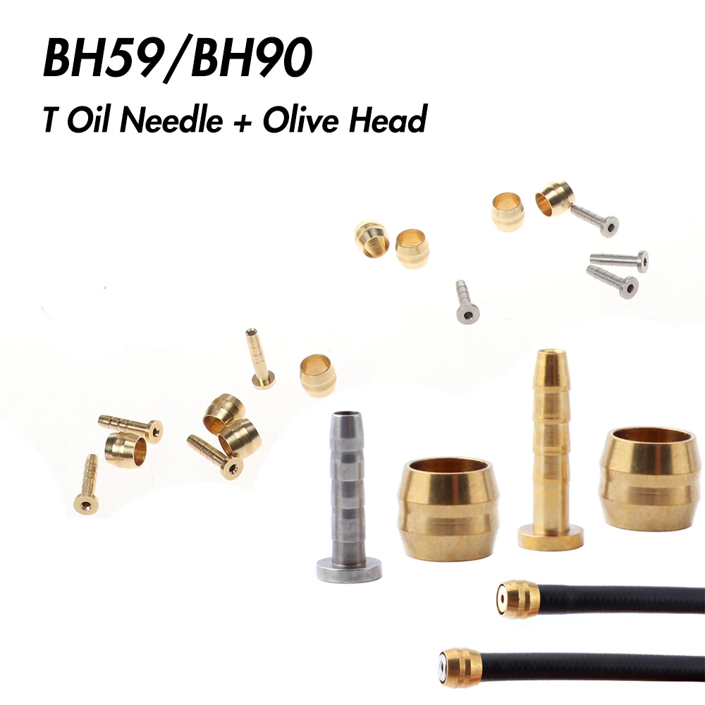 

4 Sets MTB Bicycle Bike Hydraulic Disc Brake Cable Olive Head Bike Accessories Oil Disc Brake Needle For SHIMANO BH59 BH90