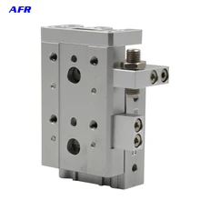 SMC Type Double Acting 6mm Bore Slide guide cylinder MXS6-10AS MXS6-20AS MXS6-30AS MXS6-40AS MXS6-50AS Pneumatic Air Cylinder
