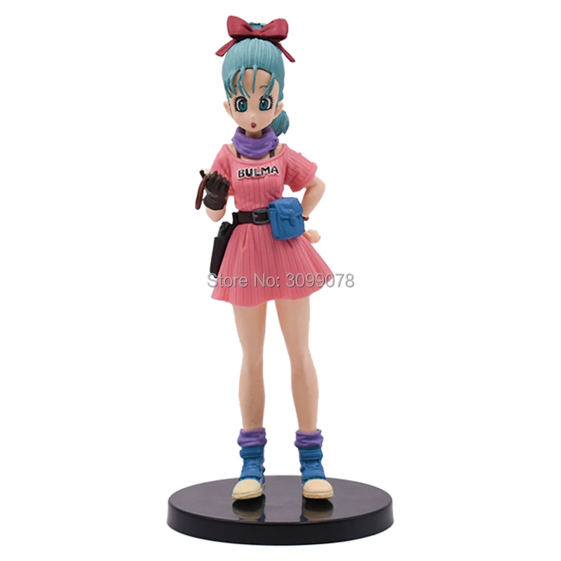 25 см Dragon Ball Z Maidens Bulma фигурка коллекция Модель ПВХ игрушки - Цвет: Bulma no box