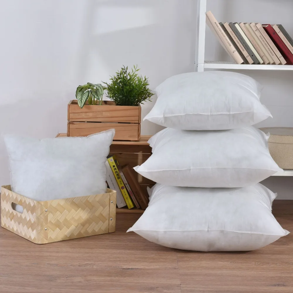 Home Cushion Inner Filling Cotton padded Pillow Core for Sofa Car Soft