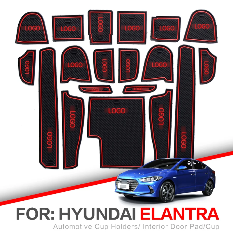 Коврики ZUNDUO со слотом для ворот Hyundai Elantra MD AD 2011 2018 коврик межкомнатных дверей