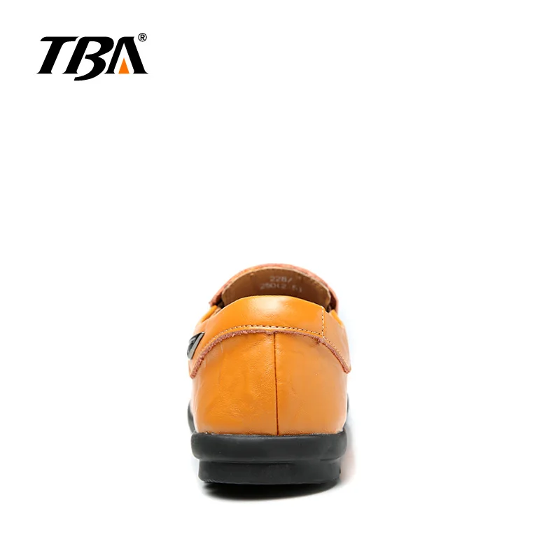 Мужская классическая прогулочная обувь TBA кожаная в горошек без шнуровки