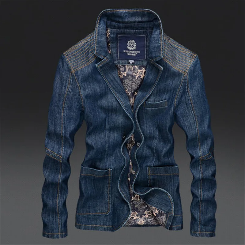 Popular Denim Blazer MenBuy Cheap Denim Blazer Men lots from China