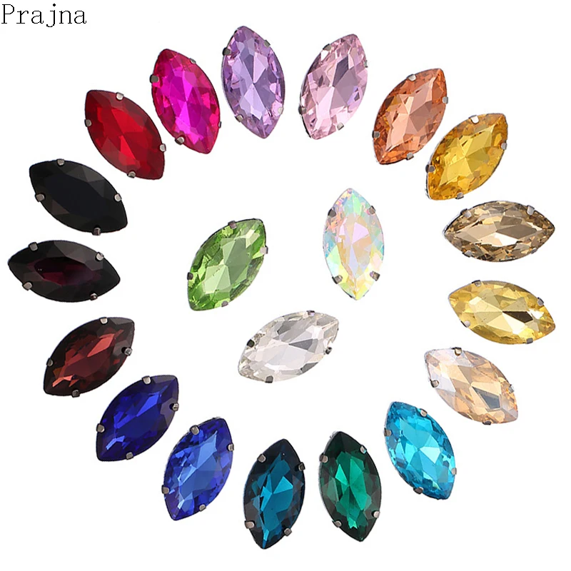 Horse Eye Flat Back Rhinestone Sew On Rhinestone Craft Crystal