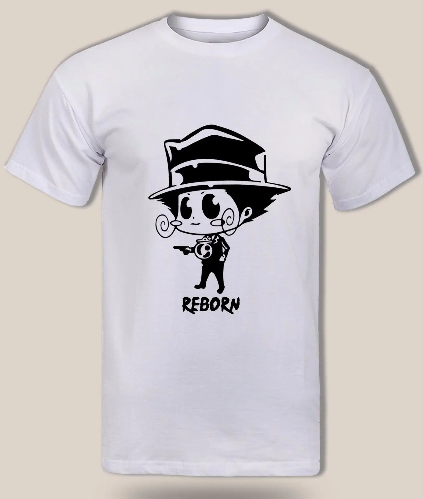 Hitman reborn футболка возрождается t arcobaleno vongola мафия взрослые аниме | Мужская одежда