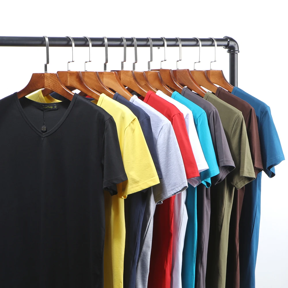 men clothes plain T shirt (2)